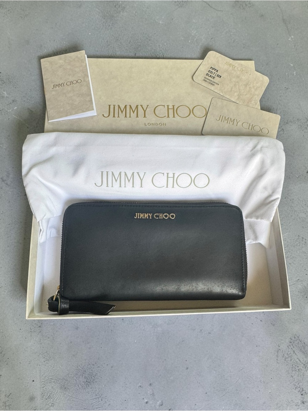 Jimmy Choo Pippa wallet EUC